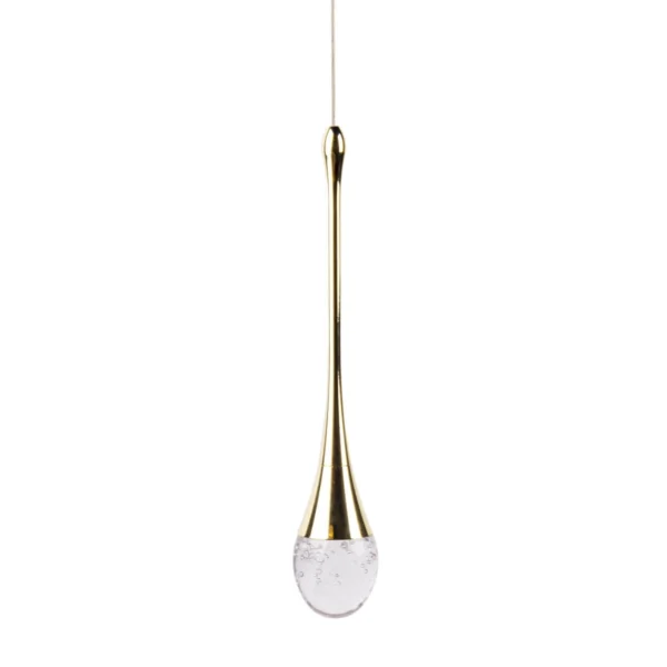 Lampa wisząca DALMA 1 GD złota AZ6006 AZZARDO