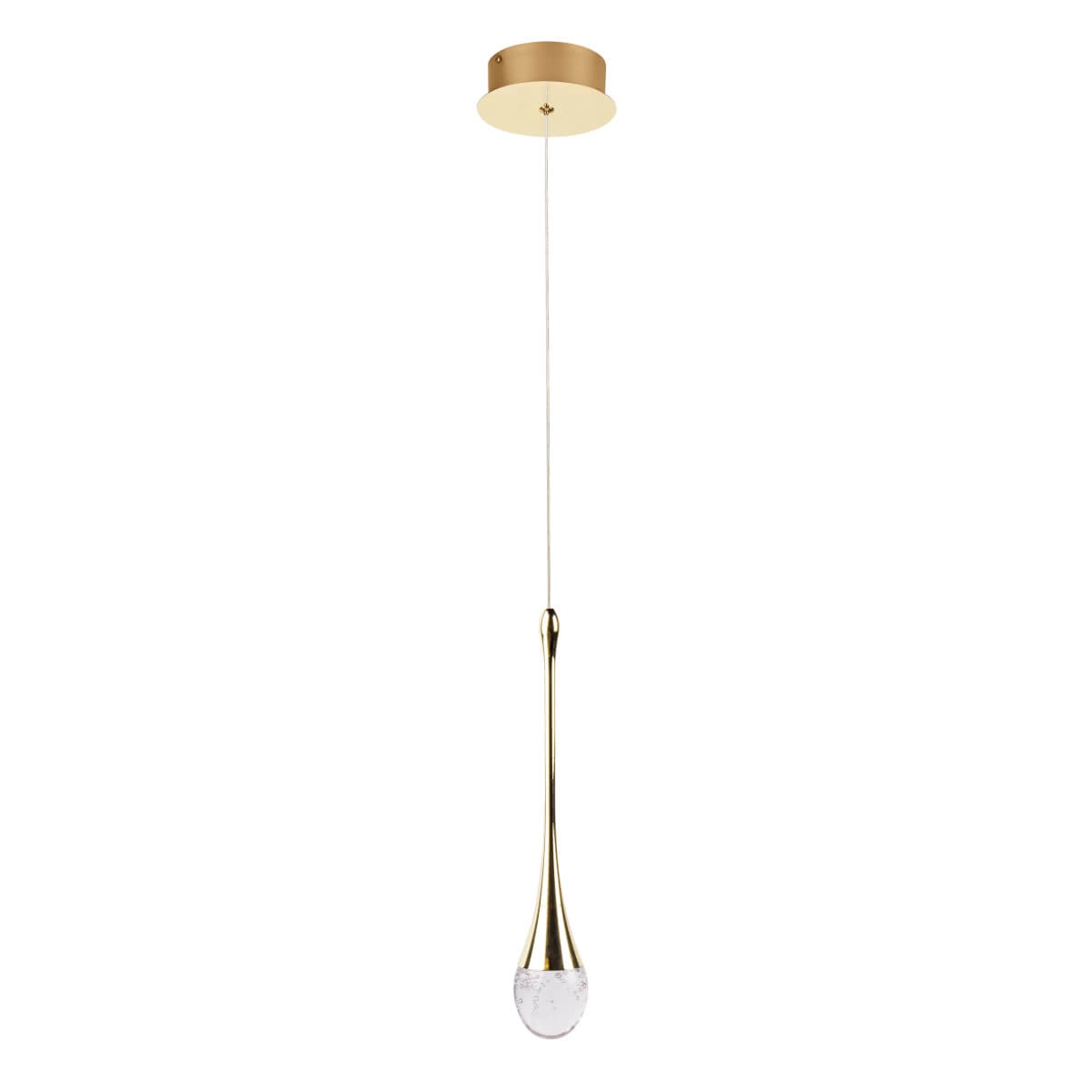 Lampa wisząca DALMA 1 GD złota AZ6006 AZZARDO