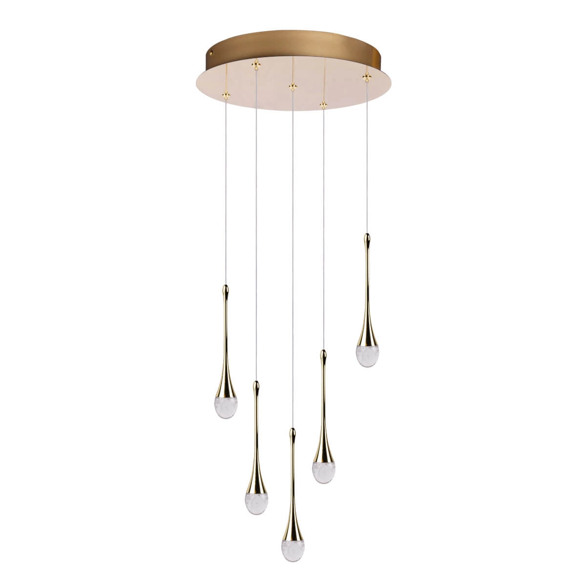 Lampa wisząca DALMA 5 GD złota AZ6008 AZZARDO