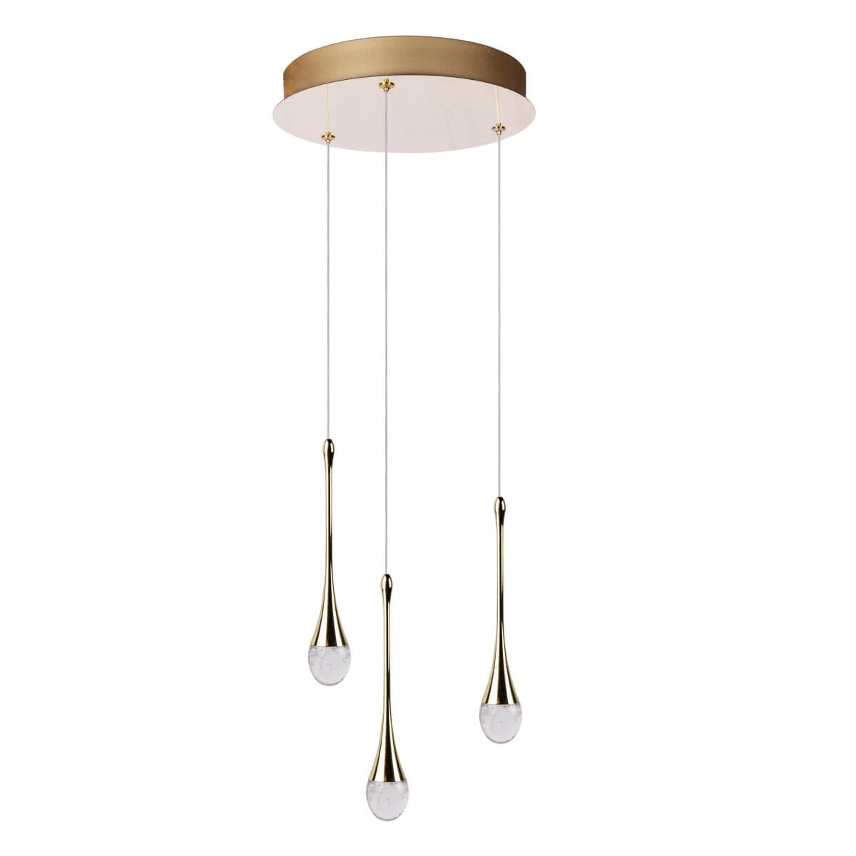 Lampa wisząca DALMA 3 GD złota AZ6010 AZZARDO