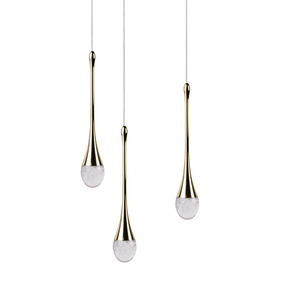 Lampa wisząca DALMA 3 GD złota AZ6010 AZZARDO