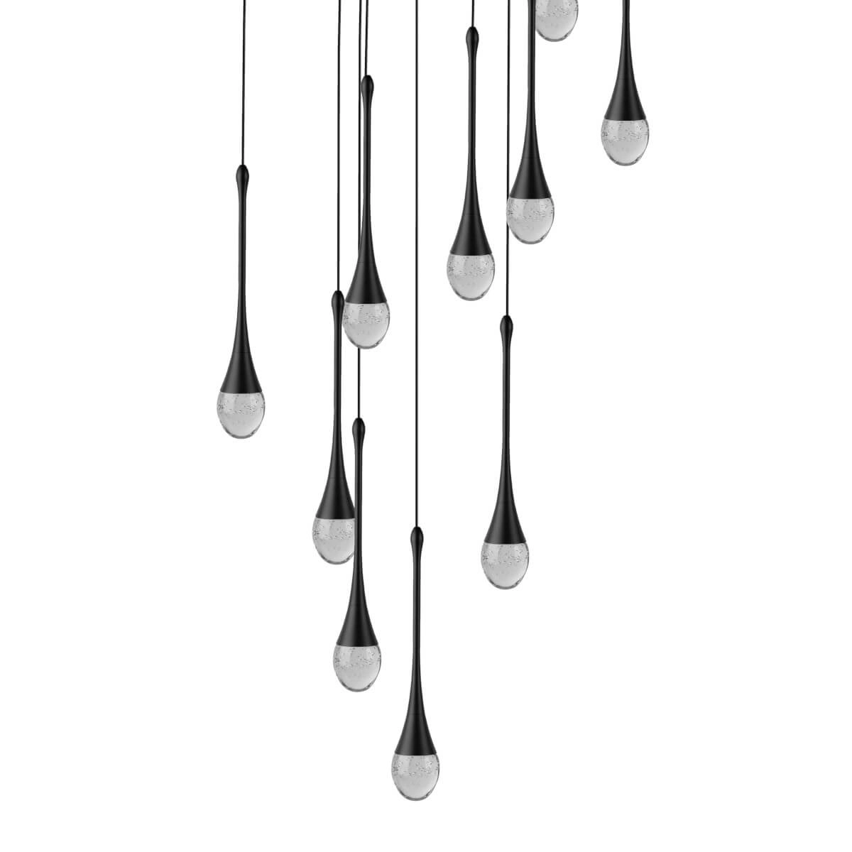 Lampa wisząca DALMA 14 BK czarna AZ6011 AZZARDO