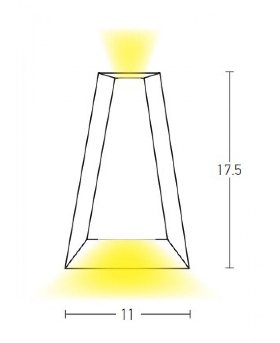 E135 OUTDOOR SCONCE LED 2X3W IP54 Zambelis Lights