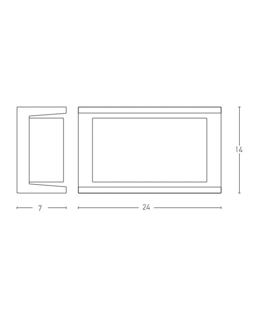 E149 OUTDOOR SCONCE 1XE27 GRAPHITE IP54 Zambelis Lights