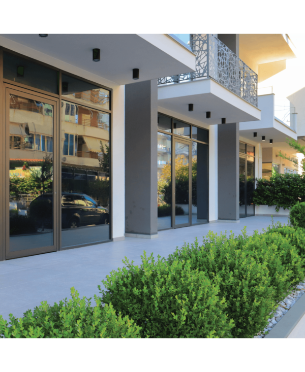 E219 OUTDOOR CEILING LIGHT 1XGU10 BLACK IP54 Zambelis Lights