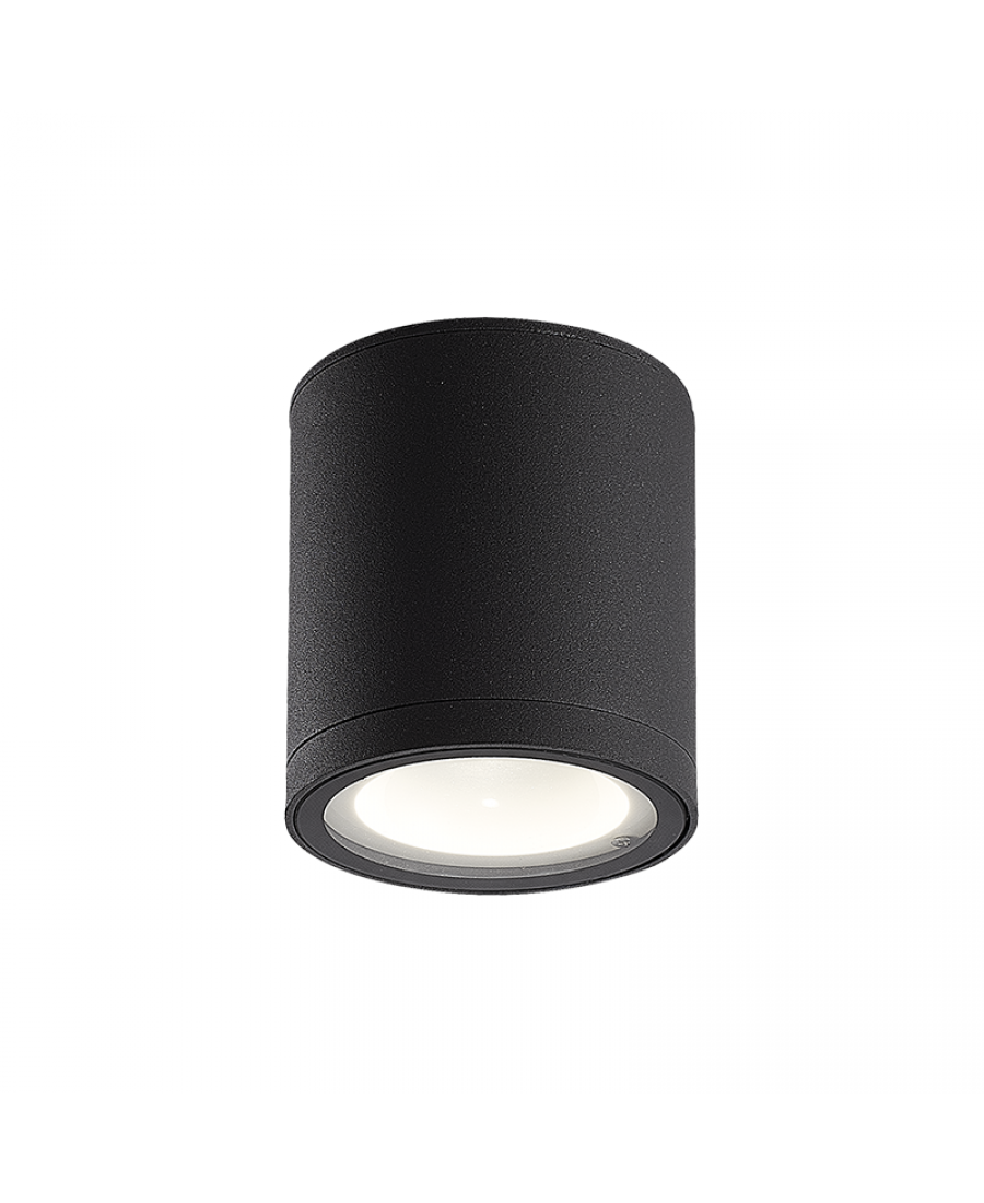 E340 OUTDOOR CEILING LIGHT LED 8W 3000K ALUMINIUM GRAPHITE IP65 Zambelis Lights