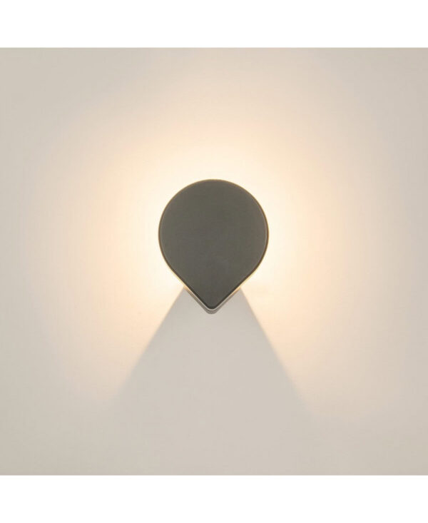 E358 OUTDOOR SCONCE LIGHT LED 13W 3000K ALUMINIUM GRAPHITE IP65 Zambelis Lights