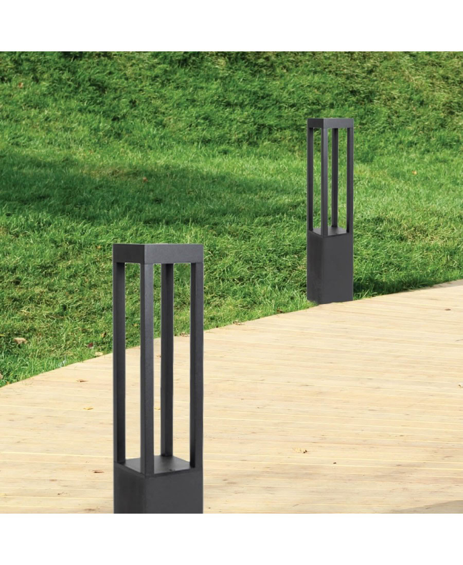 E367 OUTDOOR FLOOR LIGHT LED 7W 3000K ALUMINIUM GRAPHITE IP67 Zambelis Lights