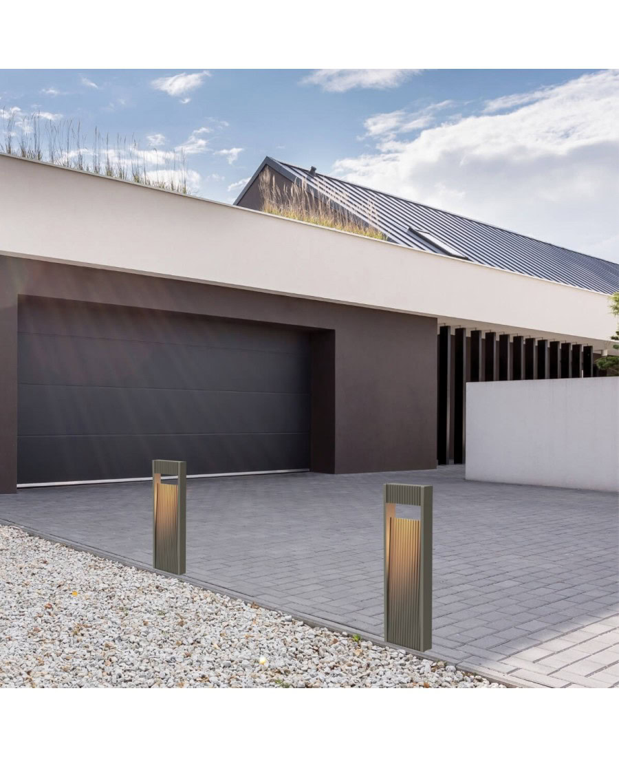 E368 OUTDOOR FLOOR LIGHT LED 30W 3000K ALUMINIUM GRAPHITE IP65 Zambelis Lights