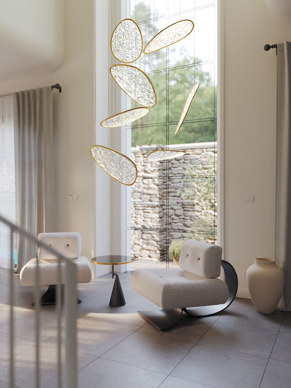 Lampa Wisząca Empire 121W, Złota P0635D MaxLight
