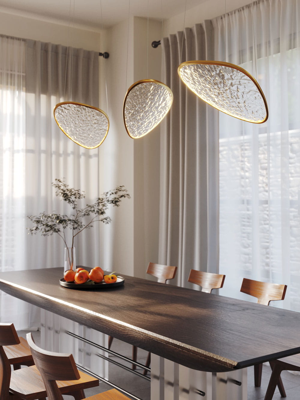 Lampa Wisząca Empire 17W, Złota P0637D MaxLight