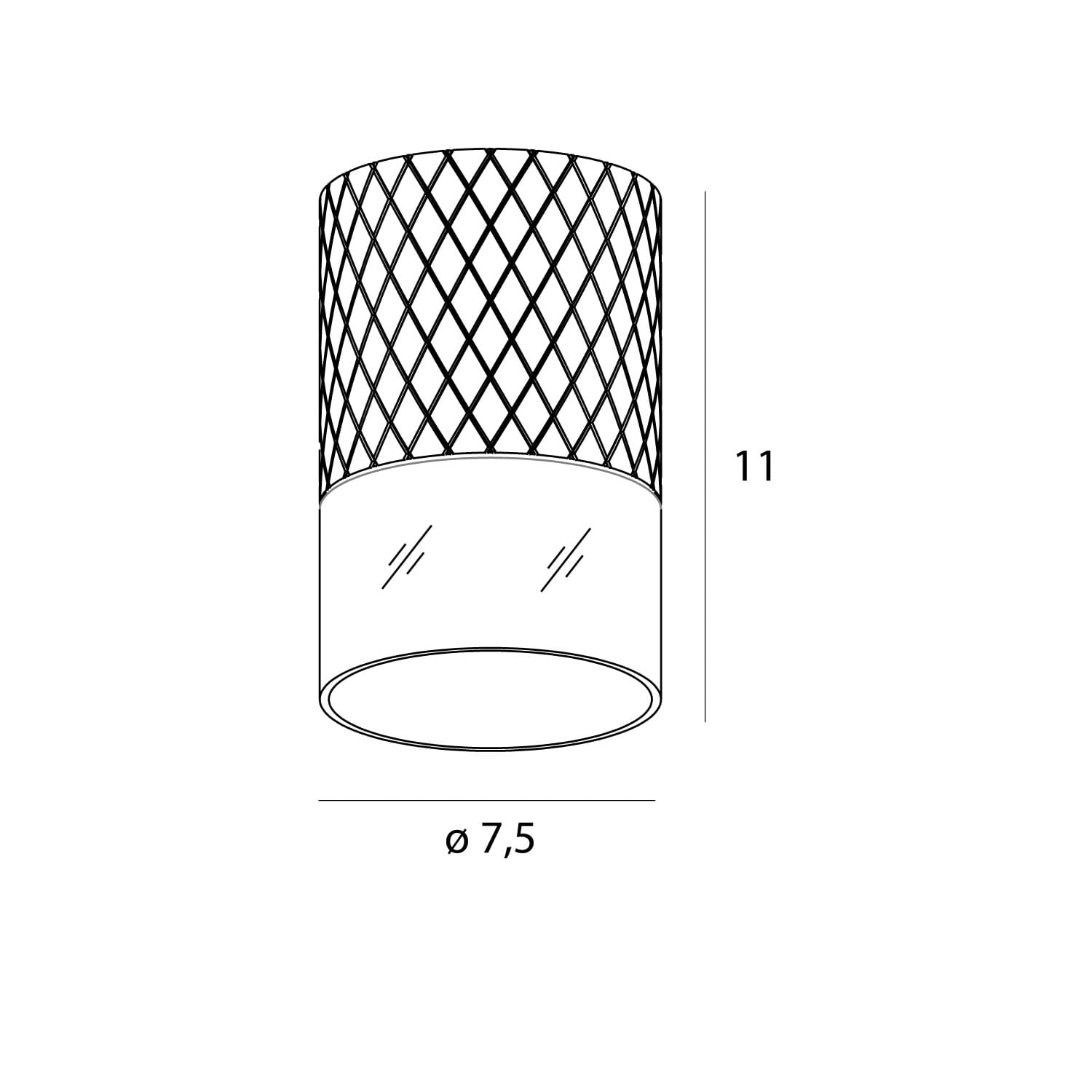 Lampa Sufitowa Fusion Silk grey C0274 MaxLight