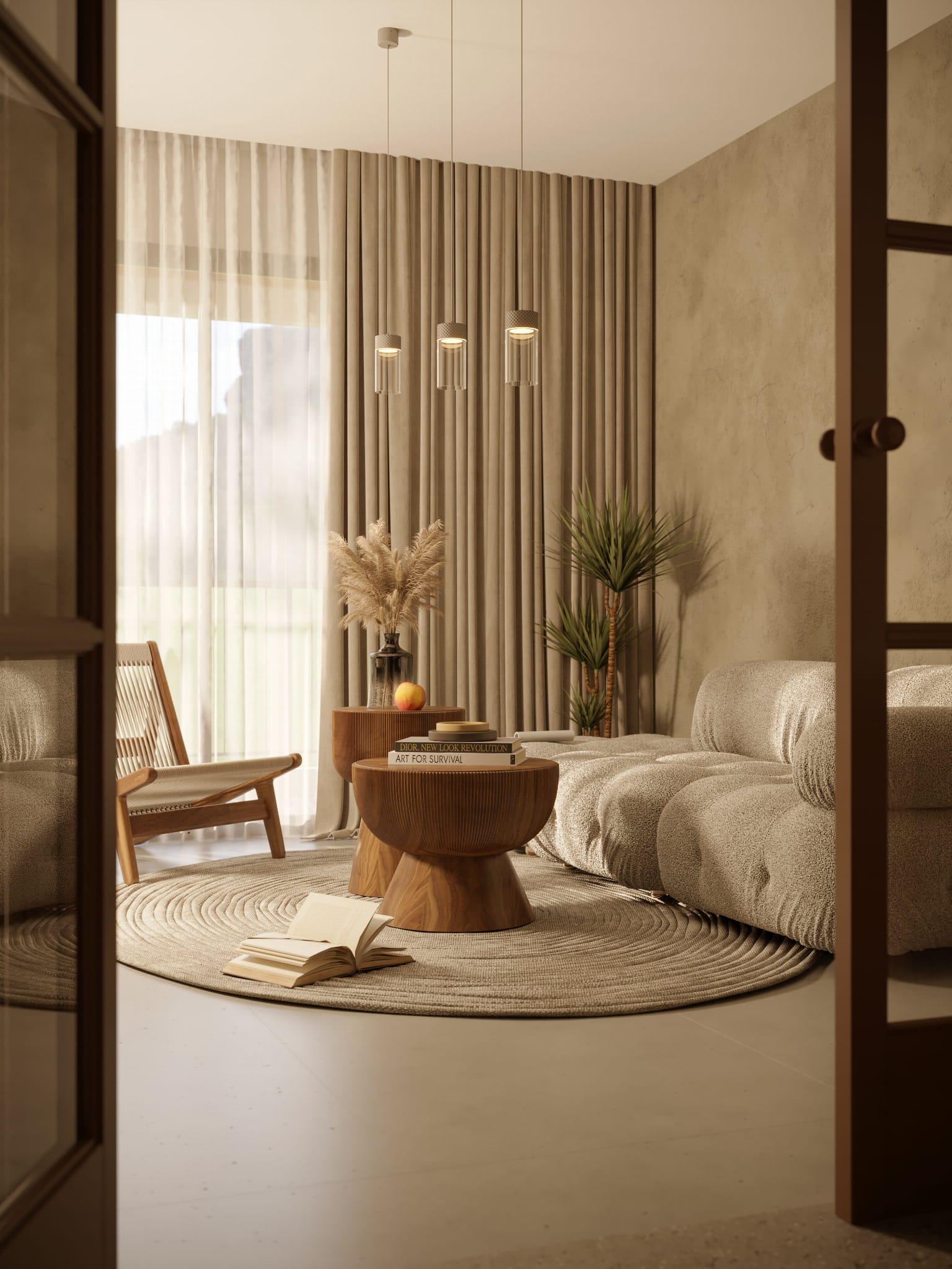 Lampa Wisząca Fusion Silk grey P0639 MaxLight