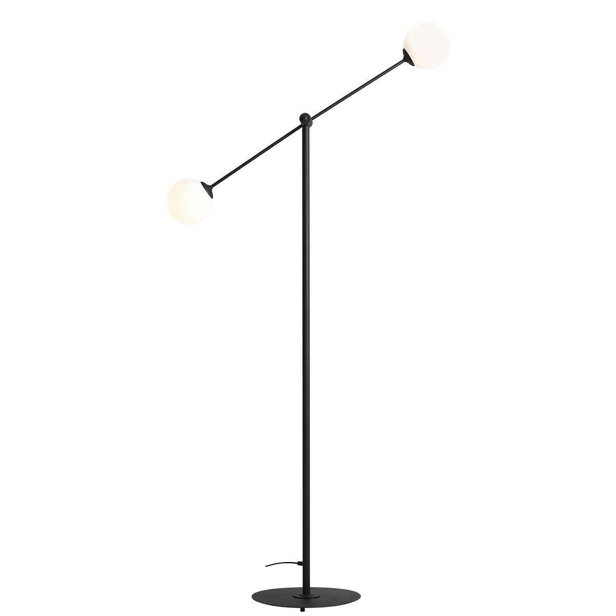 LAMPA STOJĄCA OHIO BLACK 1081A1 ALDEX