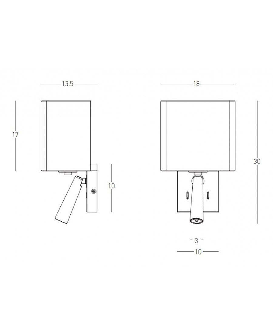 H73 SCONCE LED 3W 1XE27 BRUSHED BRASS - BEIGE Zambelis Lights