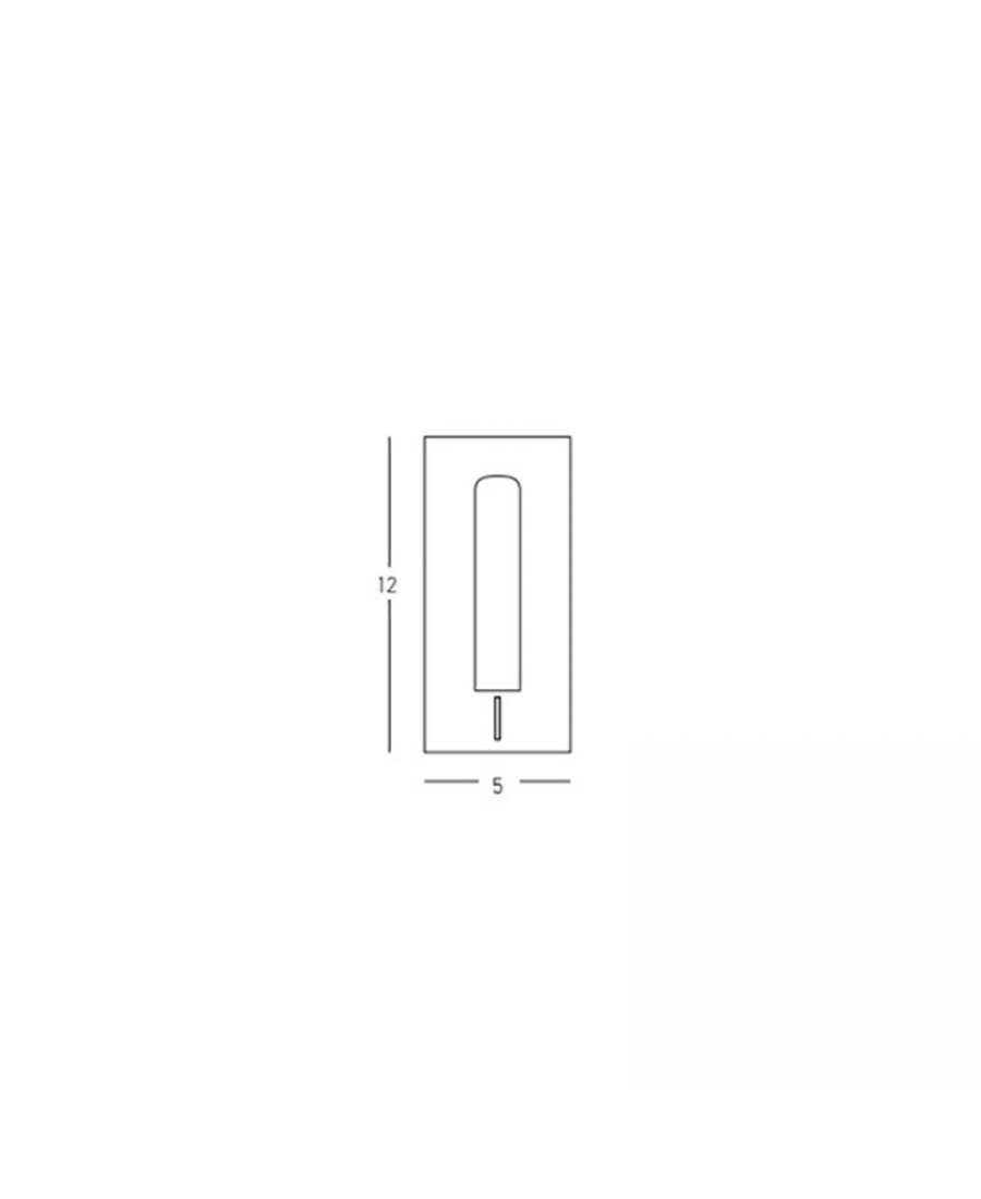 H80 SCONCE LED LIGHT 3W 3000K BLACK MATT Zambelis Lights