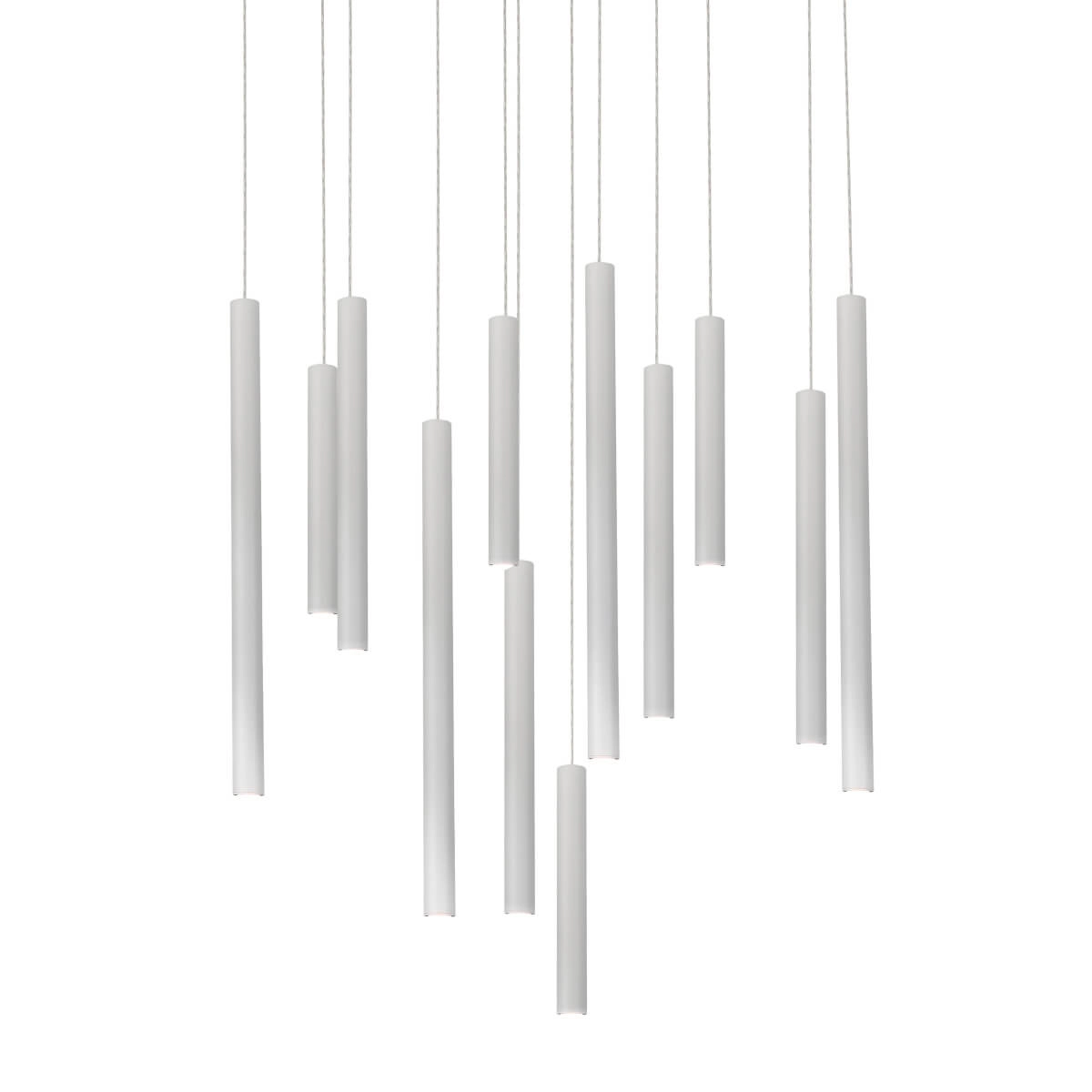 Lampa wisząca ILIOS 12 PENDANT 3-STEP DIMM biała AZ5746 Azzardo