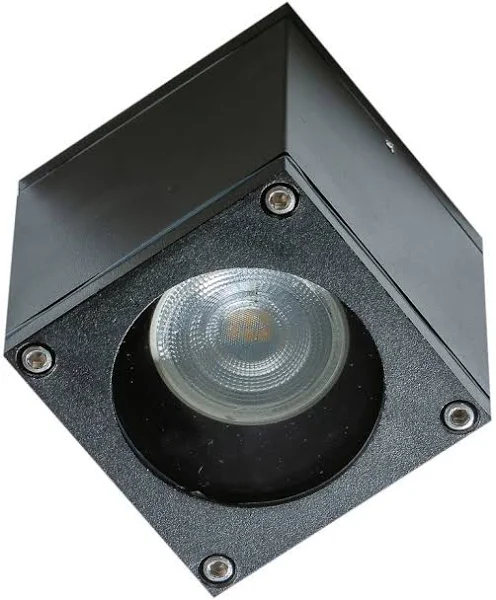 Plafon Joe Square (black) AZ4270 GU10 1x Max 35W IP54 METAL GLASS AZZARDO