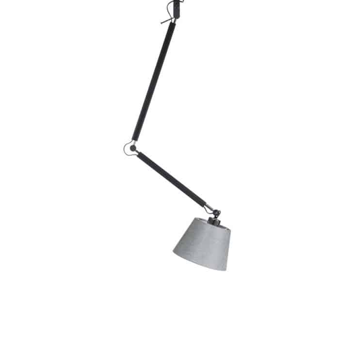 Lampa wisząca ZYTA S PENDANT grey AZ1845+AZ2601 śr.26cm AZZARDO