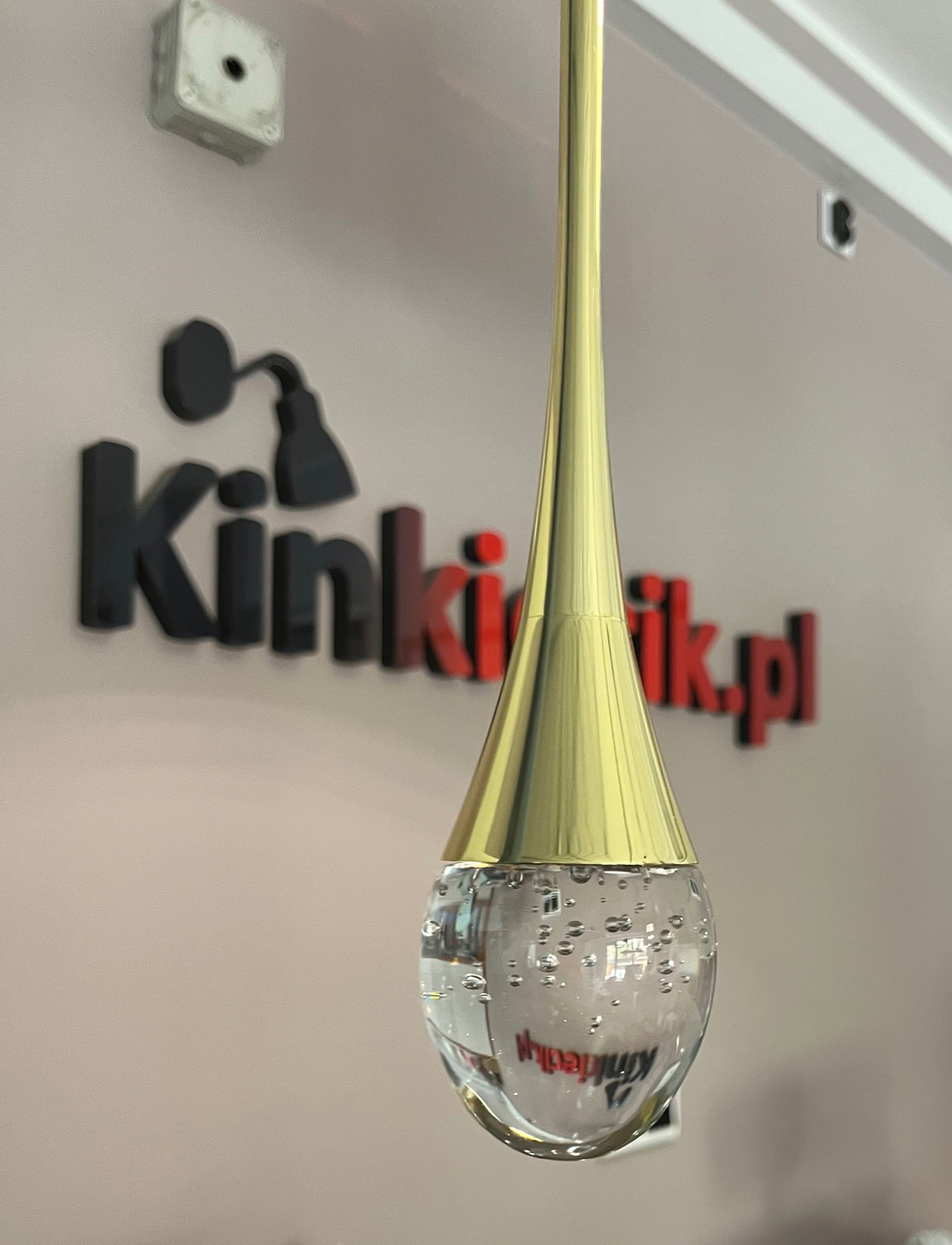 Lampa wisząca DALMA 1 GD złota AZ6006 AZZARDO