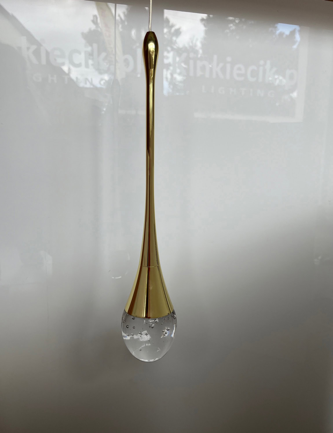 Lampa wisząca DALMA 1 GD złota AZ6006 AZZARDO