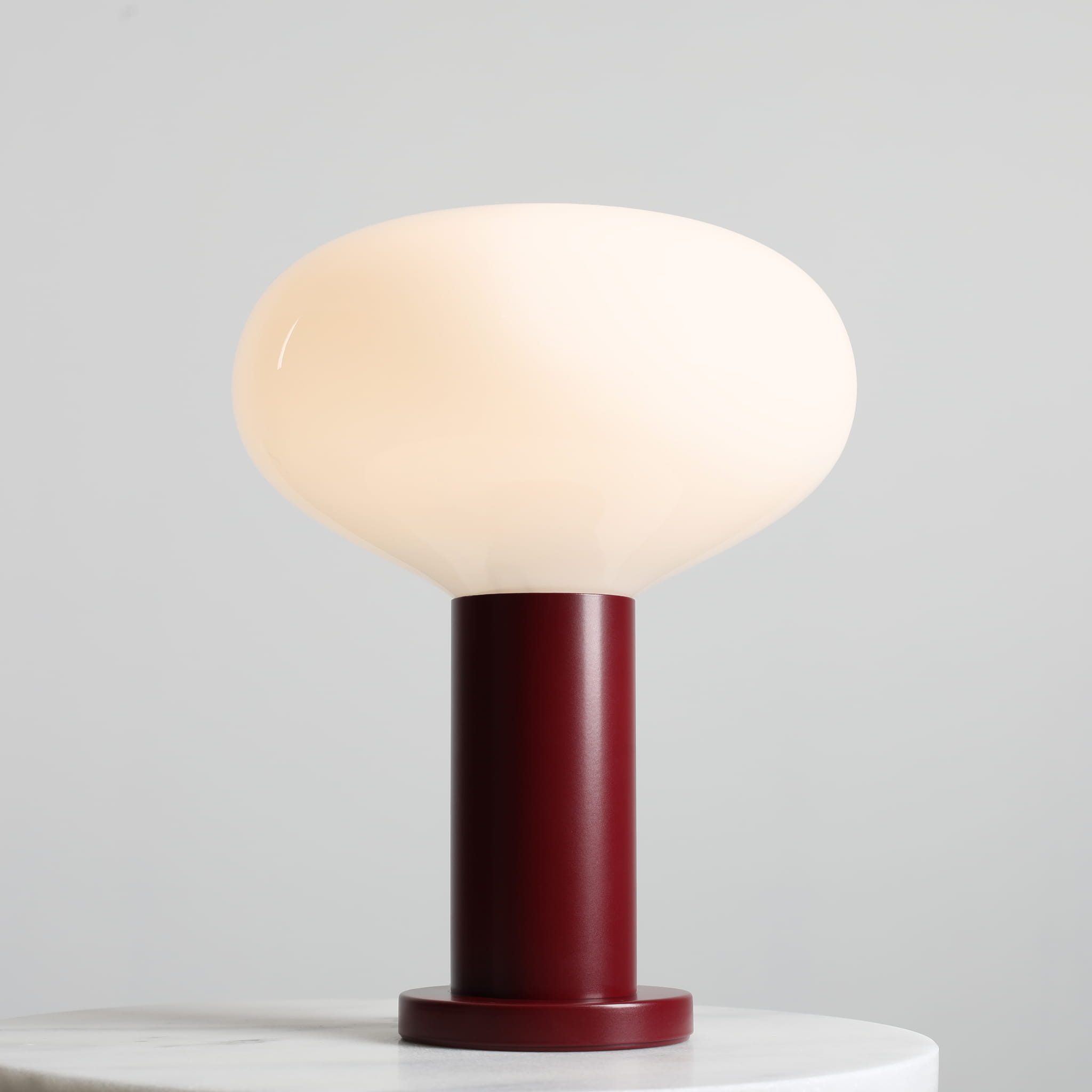 LAMPKA BIURKOWA FLO RUBY M (opal glass) 7000B27_M Aldex