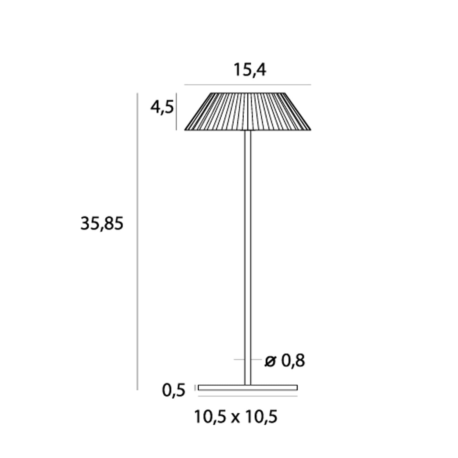 Lampa stołowa Muffin czarna IP44 T0066 MaxLight