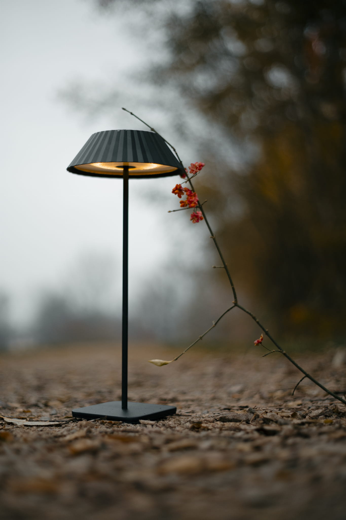 Lampa stołowa Muffin czarna IP44 T0066 MaxLight
