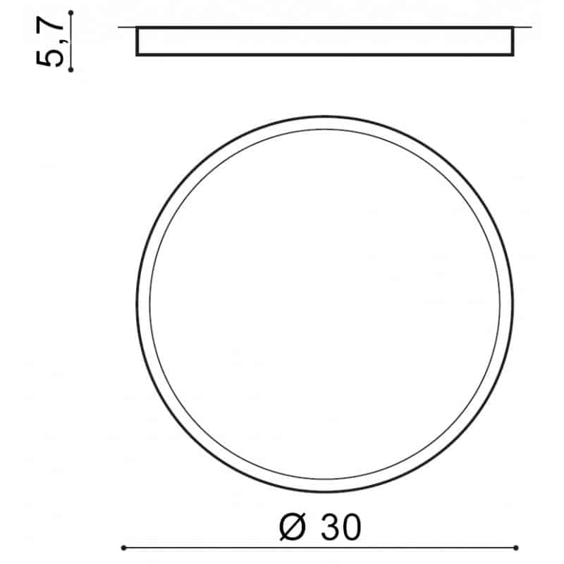 Plafon MONZA R 30 CCT czarny z pilotem AZ4761 Azzardo