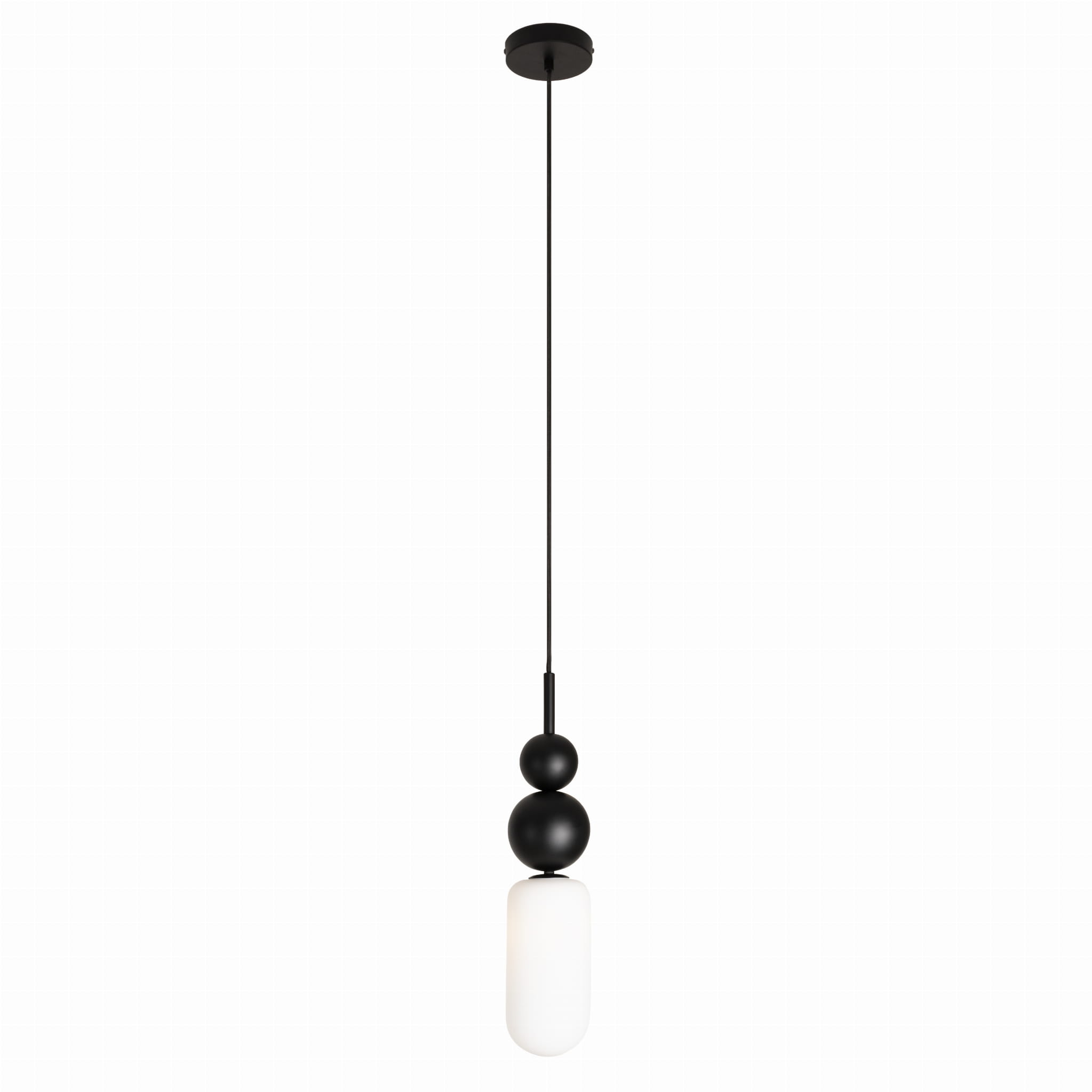 Lampa Wisząca Roma Black P0641 MaxLight