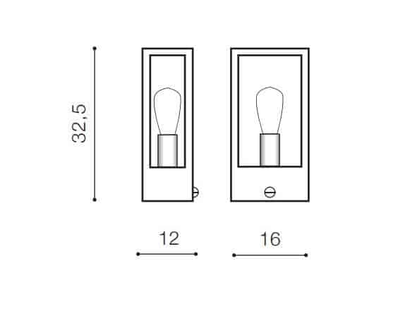 Kinkiet NIKLAS WALL SENSOR czarny AZ4487 Azzardo