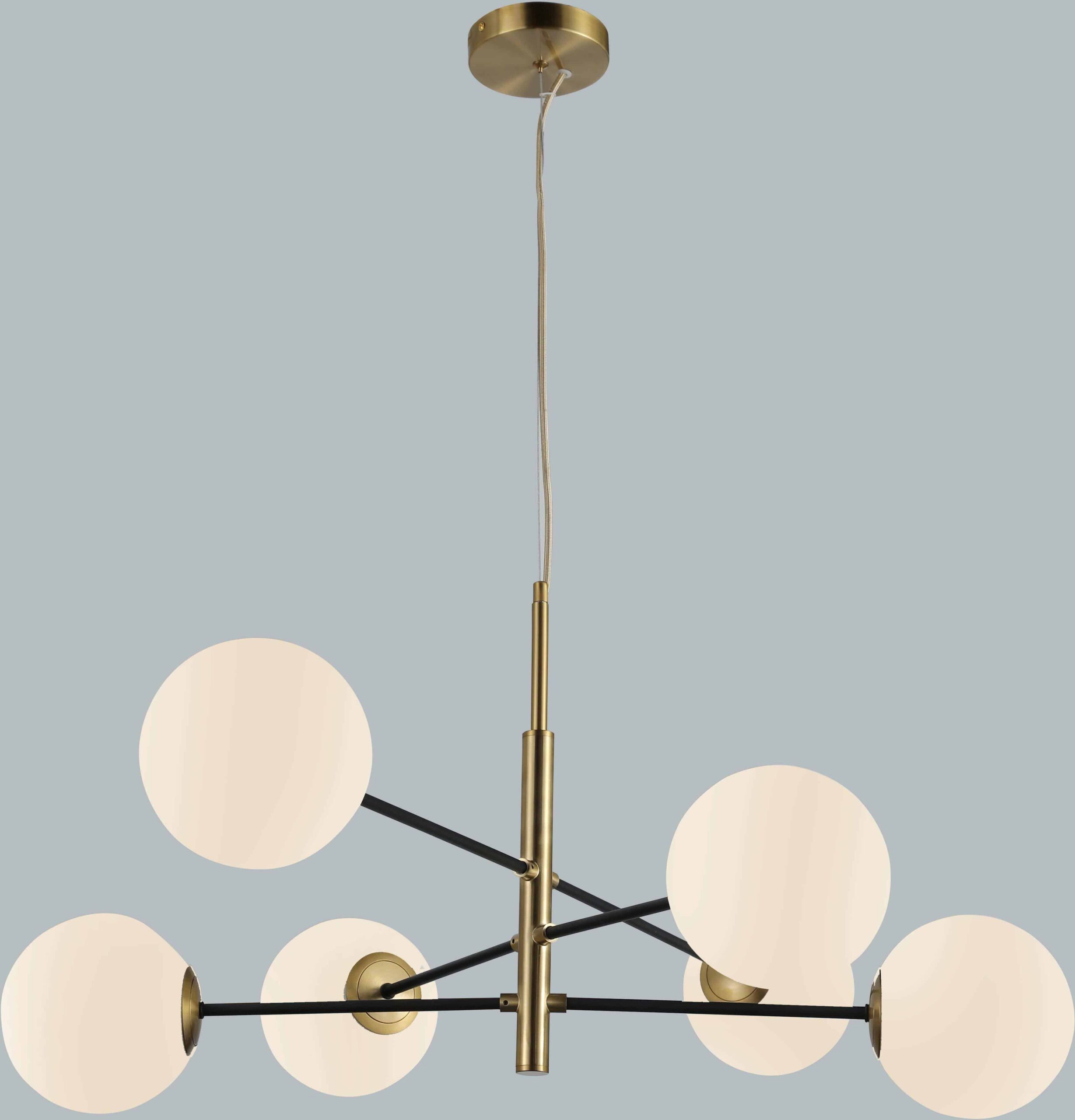 Lampa wisząca Oviedo 6 (gold/black) AZ4421 AZZARDO