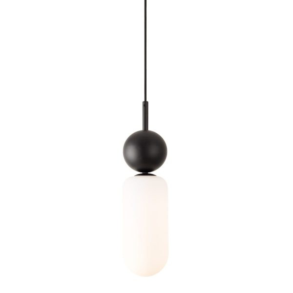 Lampa Wisząca Roma Black P0600 MaxLight