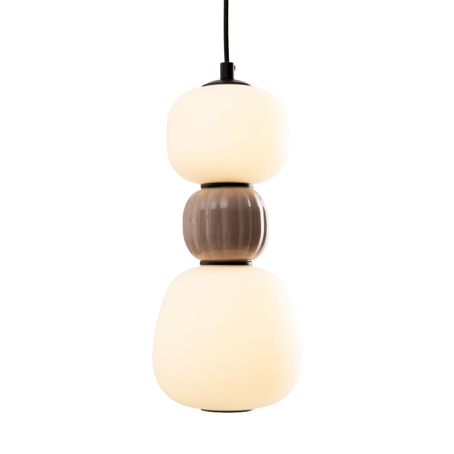 Lampa Wiszaca Modern 13w, Opal + Medium Brown P0628 MaxLight