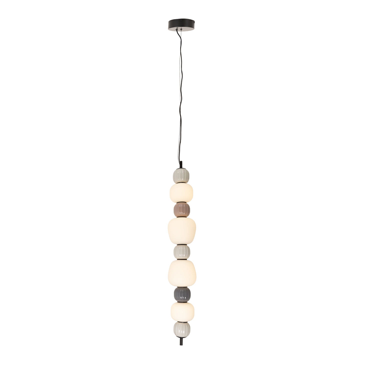 Lampa wisząca Modern 32w, Opal + Dark Grey+medium Brown+light Grey P0631 MaxLight