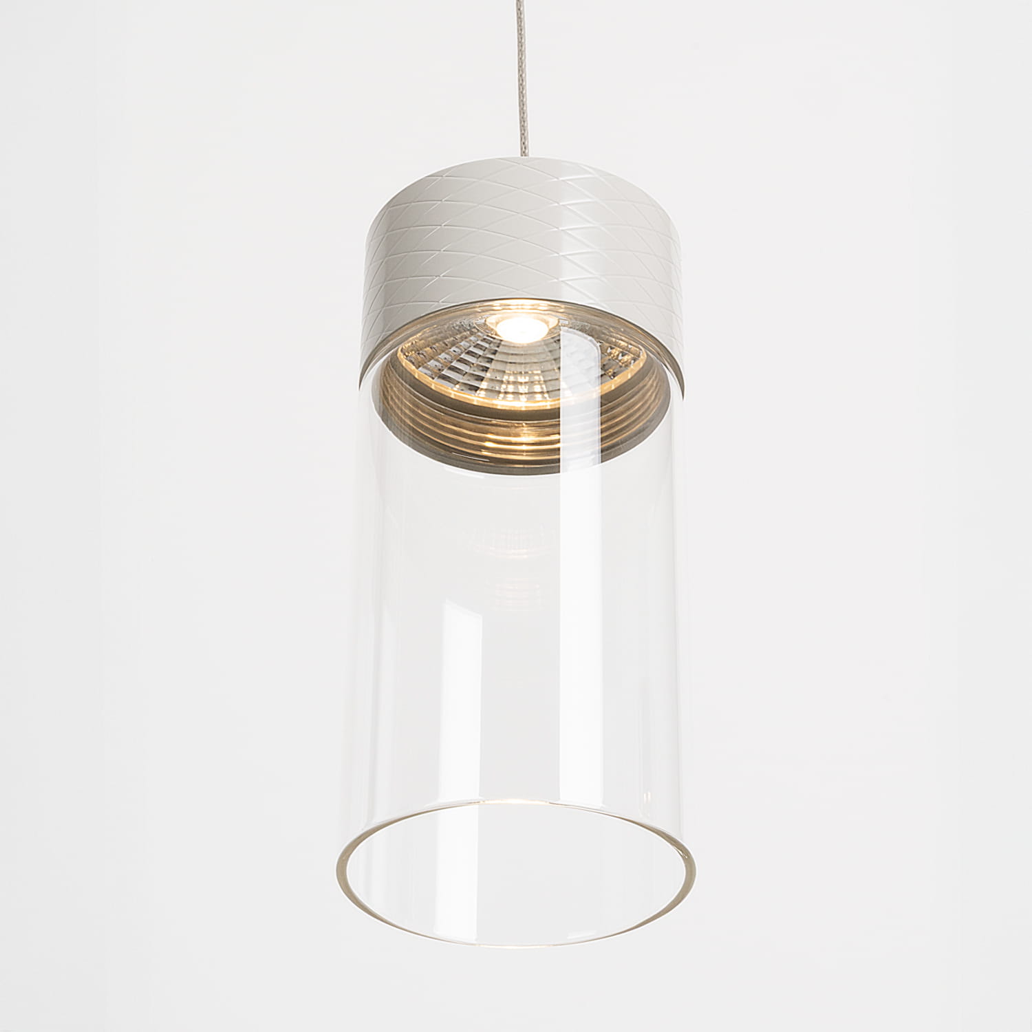 Lampa Wisząca Fusion Silk grey P0639 MaxLight