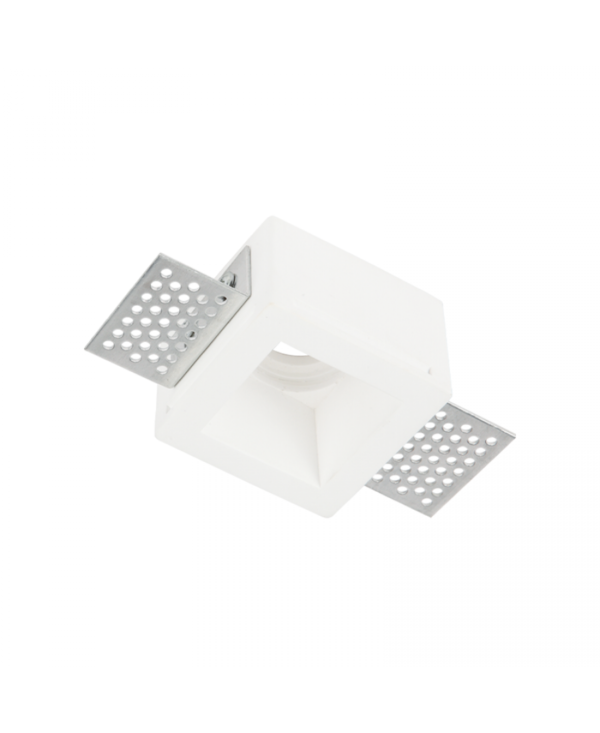 S047 TRIMLESS SQUARE GYPSUM SPOT 1XGU10 Zambelis Lights