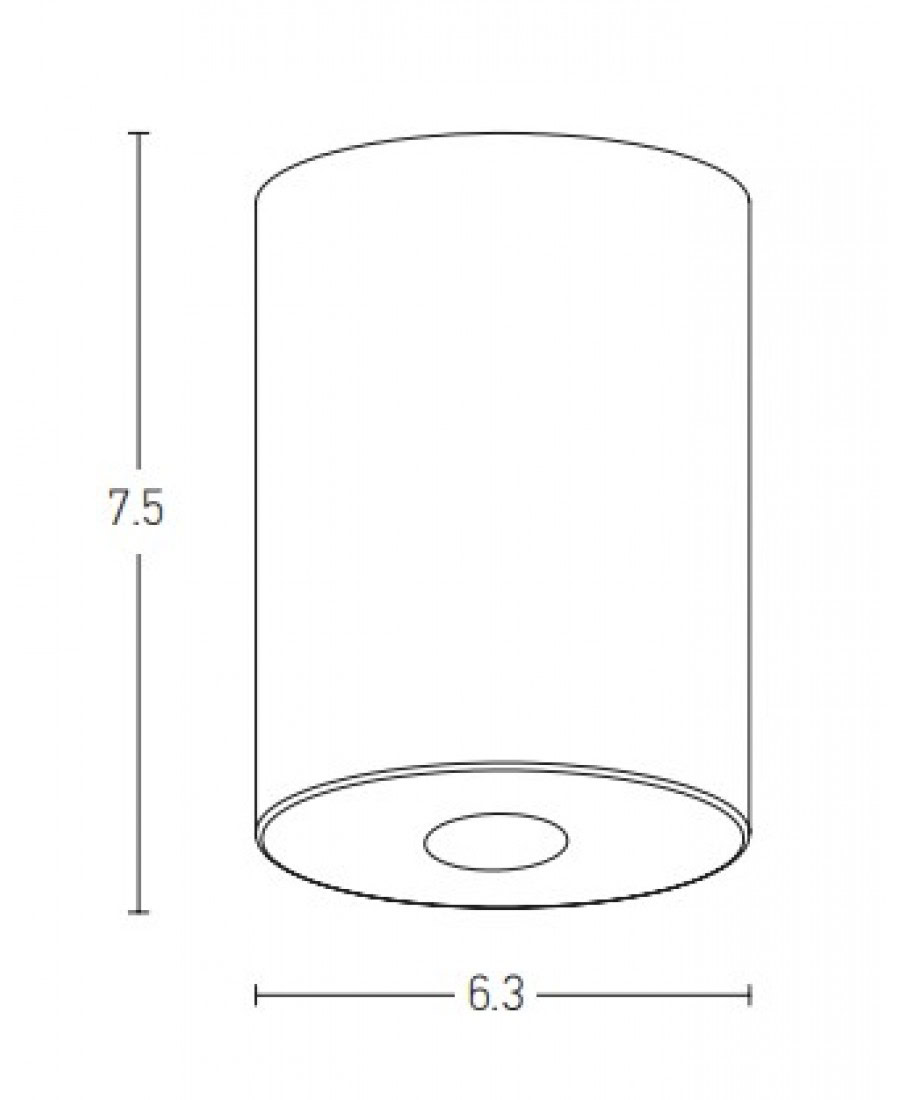 S112 LED SURFACE MOUNTED 6W DOWNLIGHT 3000K IP54 Zambelis Lights