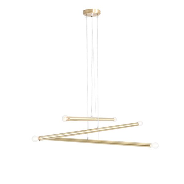 LAMPA WISZĄCA TUBO 6 BRASS 1072K40 ALDEX