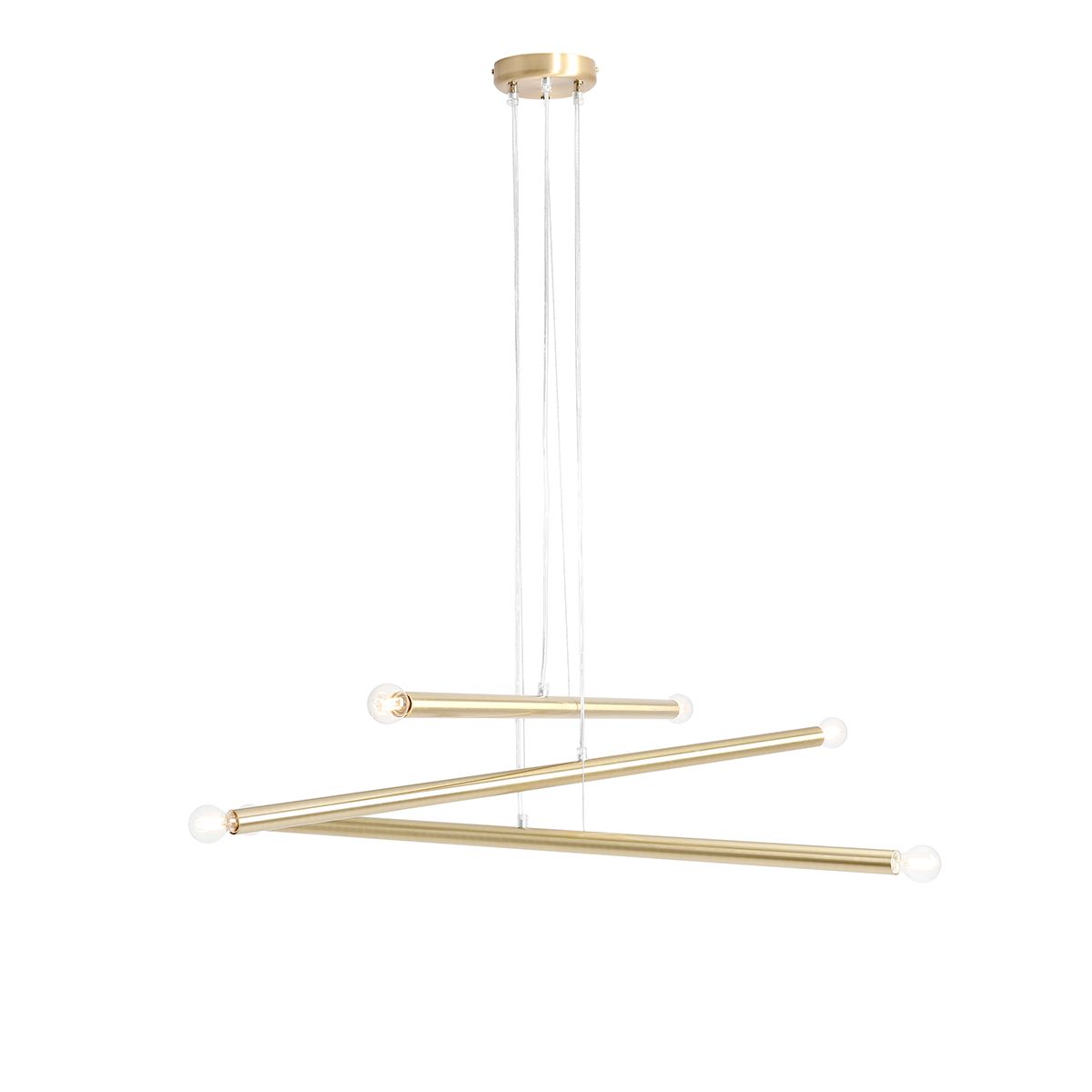 LAMPA WISZĄCA TUBO 6 BRASS 1072K40 ALDEX
