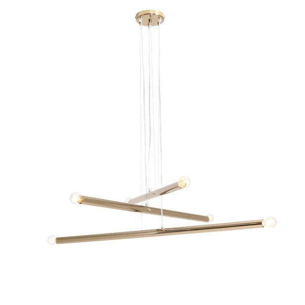 LAMPA WISZĄCA TUBO 6 GOLD 1072K30 ALDEX