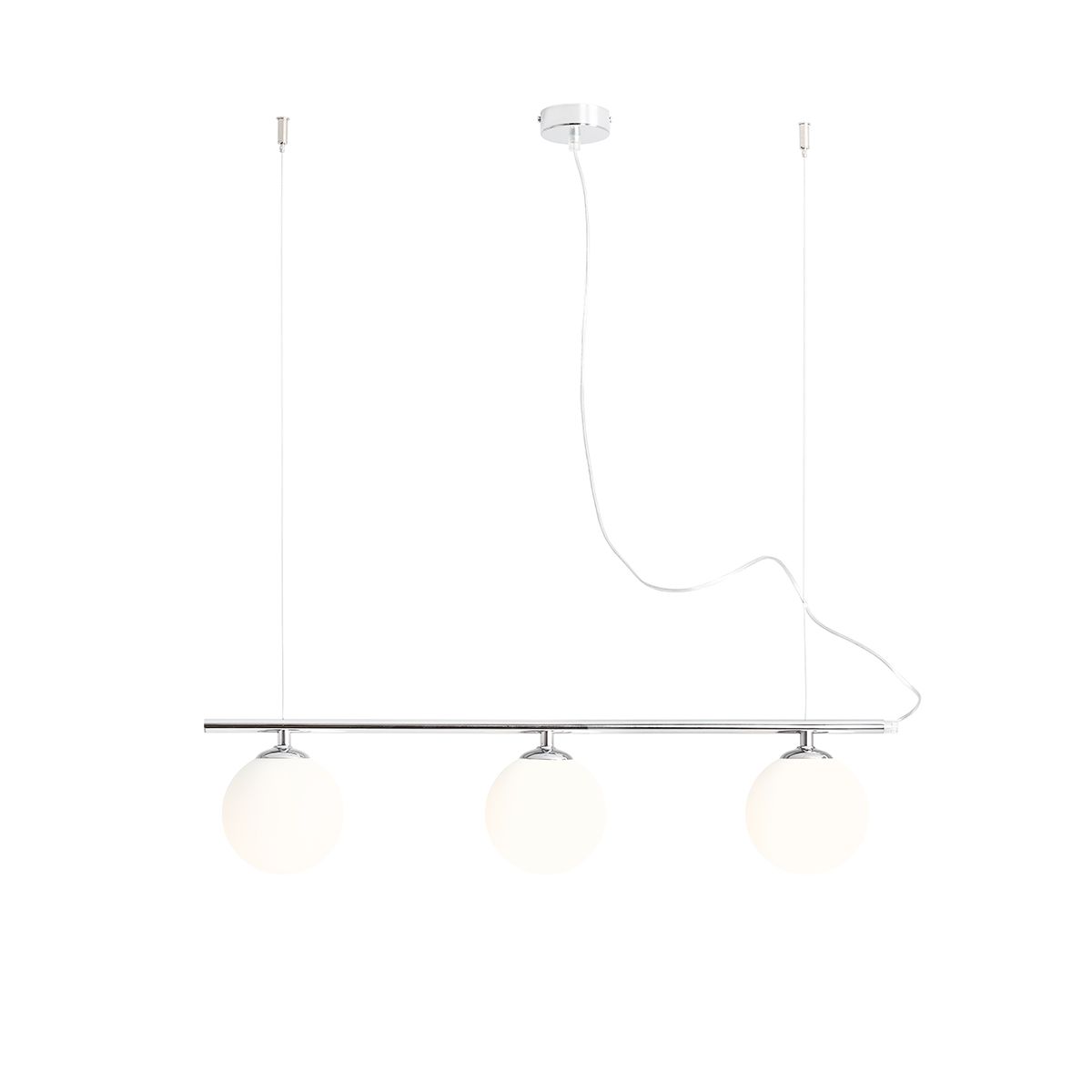 LAMPA WISZĄCĄ BERYL GLASS 3 CHROME 1006E_4 ALDEX
