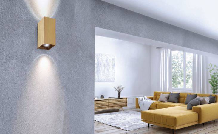 Kinkiet Velia Square 2 (brass) AZ4402 AZZARDO