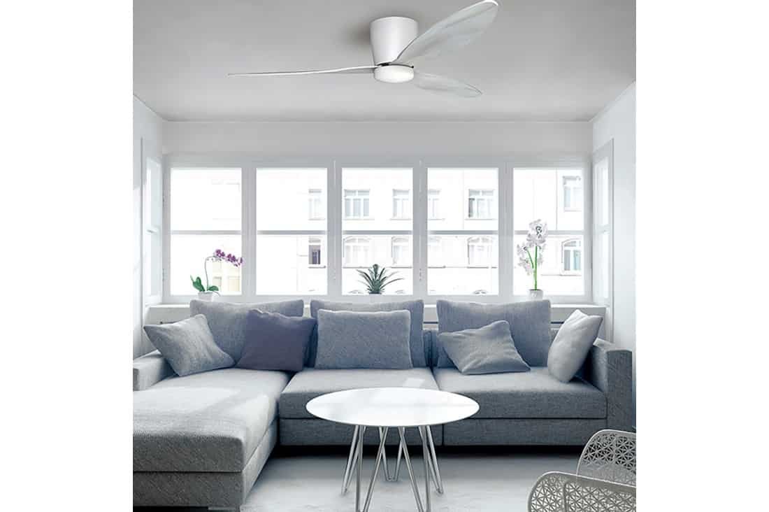Lampa wisząca VENETI WH/OAK biała z pilotem AZ4447 Azzardo