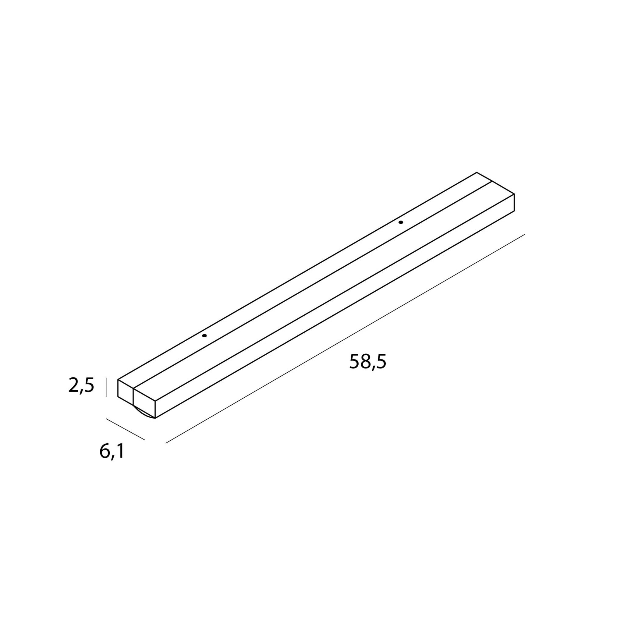 Kinkiet Trio 7W, Czarny, IP44, 4000K W0407D MaxLight