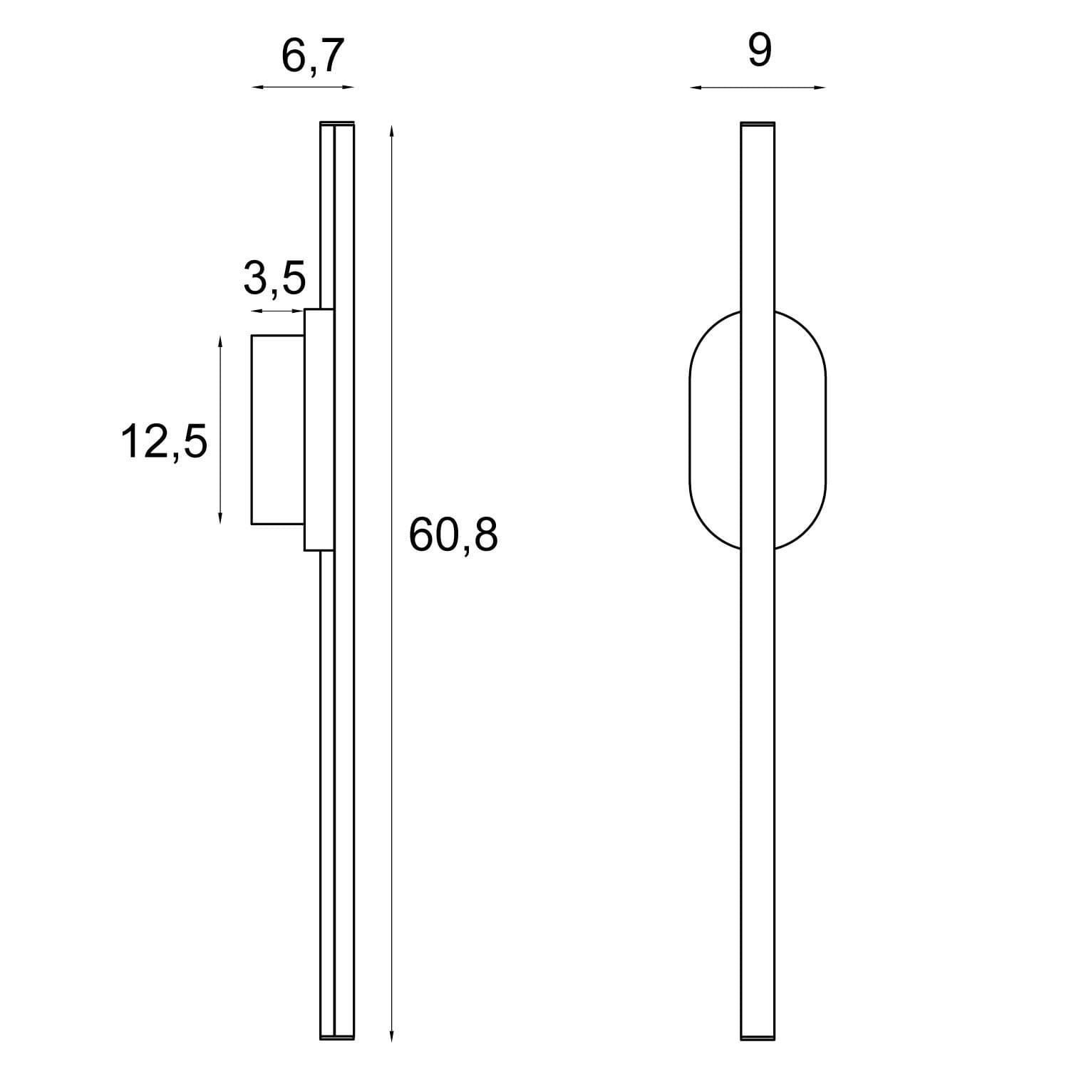 Kinkiet Amor 12W IP44 W0418 MaxLight