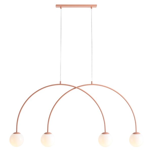 LAMPA WISZĄCA UNA 4 CORAL S 1116L11_S Aldex