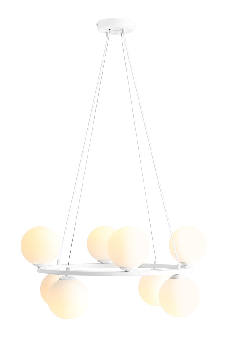 LAMPA WISZĄCA KRONE 8 WHITE 1085P ALDEX
