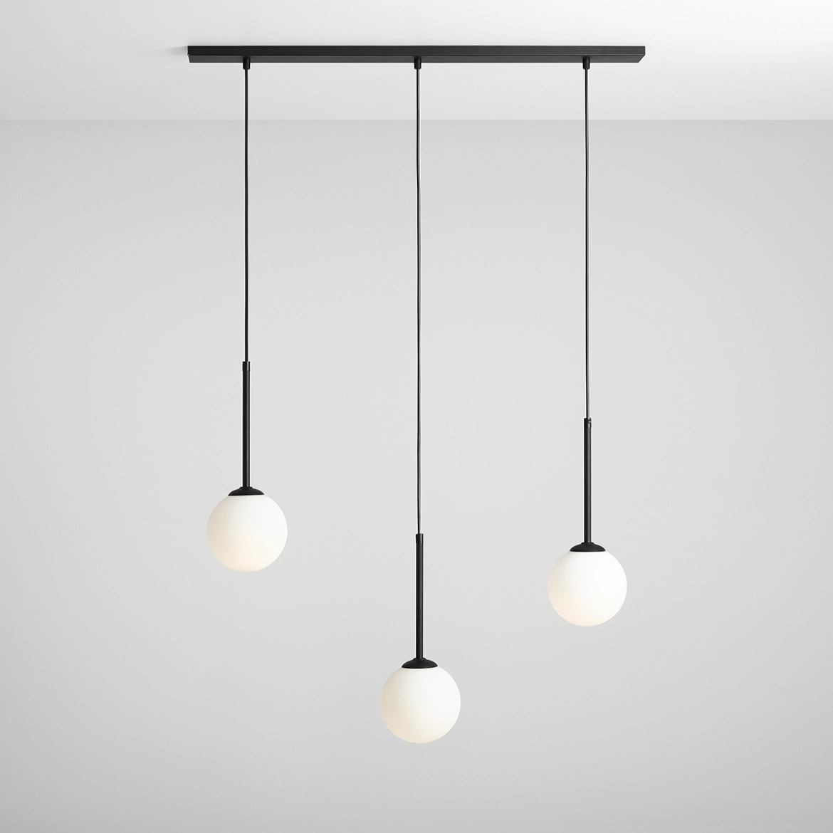 LAMPA WISZĄCA BOSSO 3 BLACK 1087E_1 ALDEX
