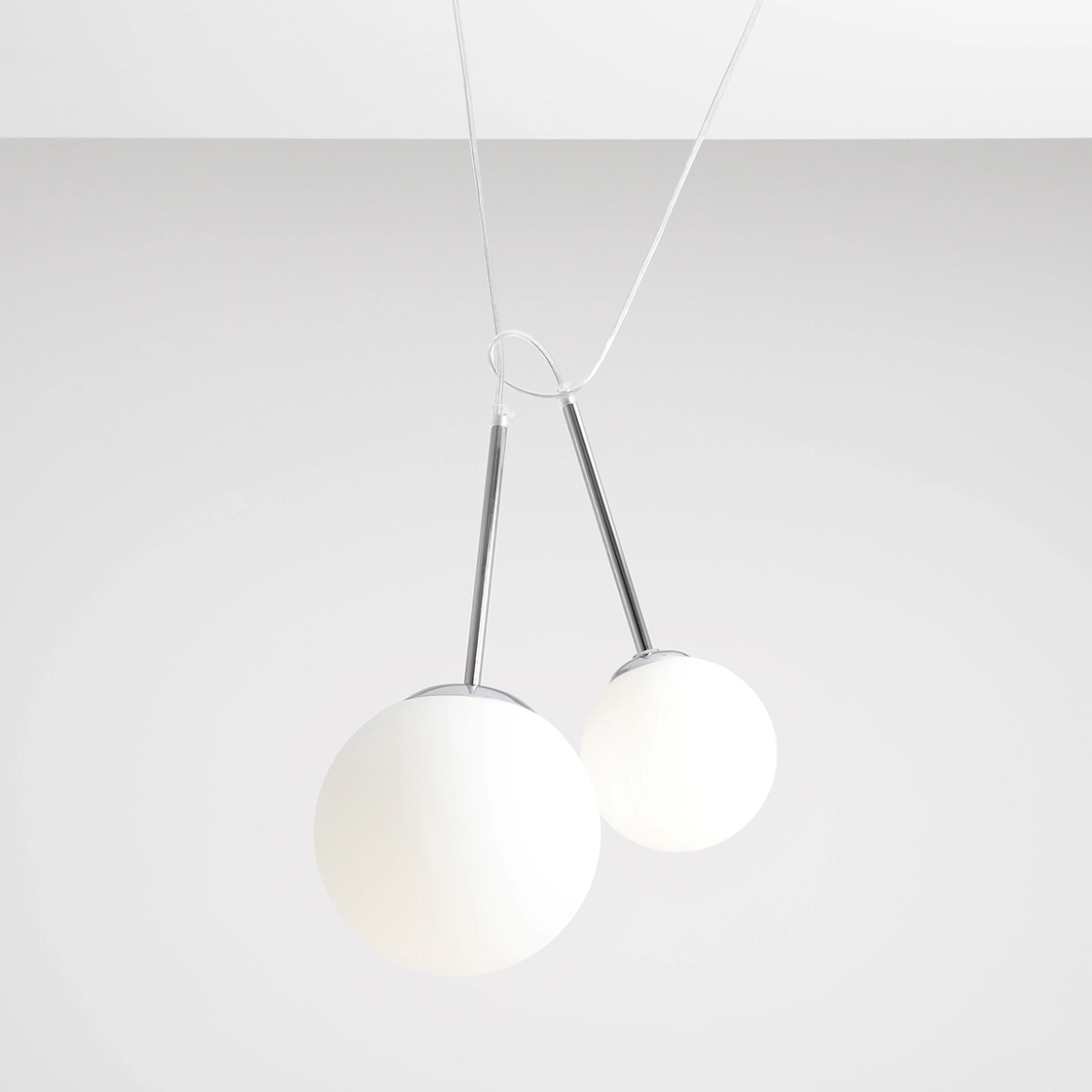 LAMPA WISZĄCA BOSSO MINI 20 CHROME 1087XS4 ALDEX